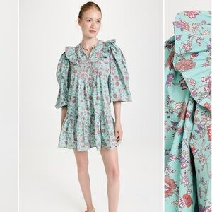 Sea New York Brita Tunic Floral Print Mini Dress